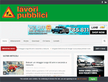 Tablet Screenshot of lavoripubblici.net